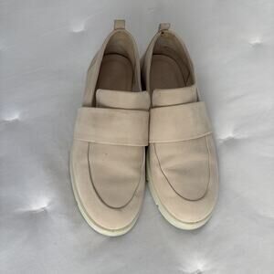 Ecco Women's Penny Loafer shoes Nobuk leather Size US 7-7.5, classic, work, city
